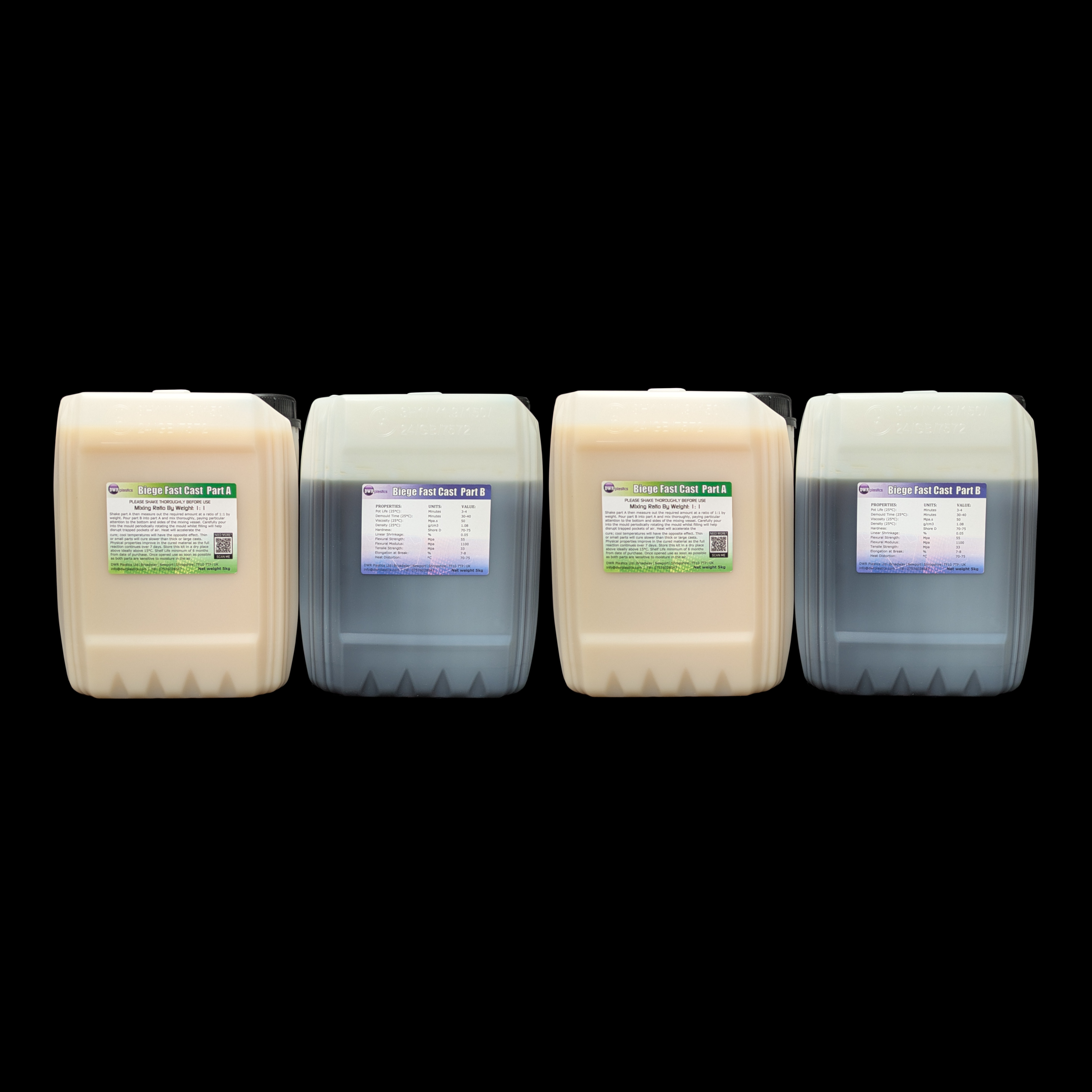 Beige Fast Cast Resin 20kg kit